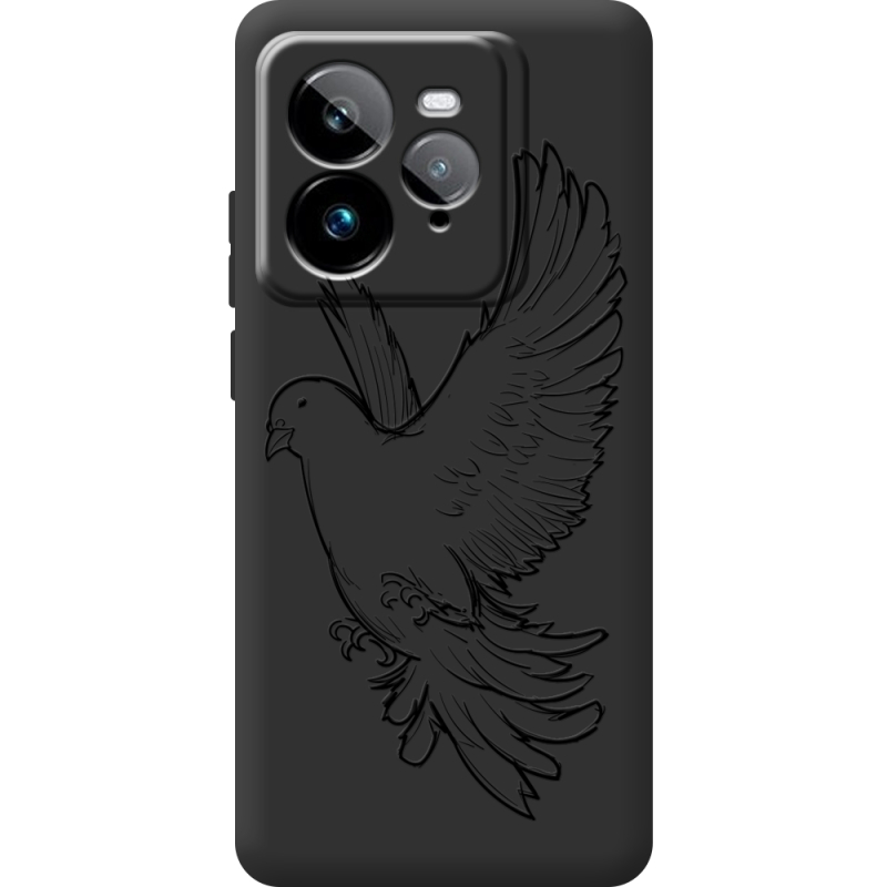 Чорний чохол BoxFace Realme GT 7 Pro Dove