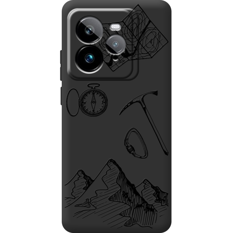 Чорний чохол BoxFace Realme GT 7 Pro Mountains
