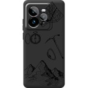 Чорний чохол BoxFace Realme GT 7 Pro Mountains