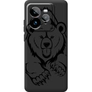 Чорний чохол BoxFace Realme GT 7 Pro Grizzly Bear
