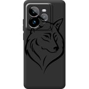 Чорний чохол BoxFace Realme GT 7 Pro Wolf