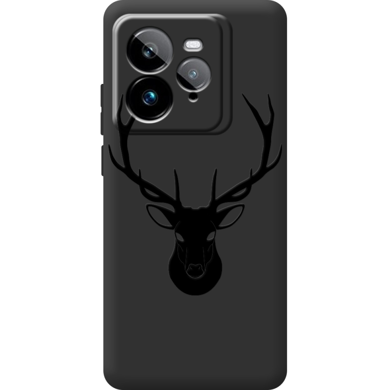 Чорний чохол BoxFace Realme GT 7 Pro Deer