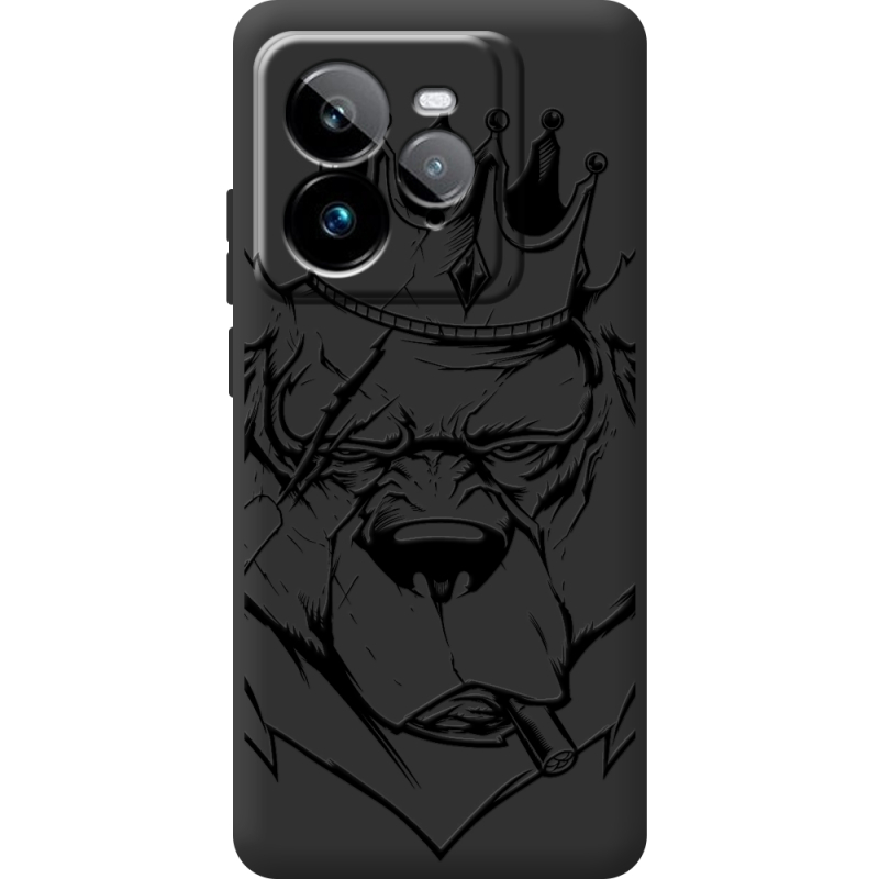 Чорний чохол BoxFace Realme GT 7 Pro Bear King