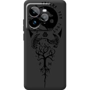 Чорний чохол BoxFace Realme GT 7 Pro Hugin and Munin