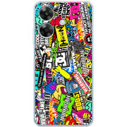 Чохол BoxFace Realme Note 60 Multicolored Inscriptions