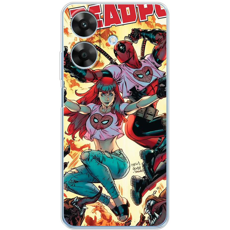 Чохол BoxFace Realme Note 60 Deadpool and Mary Jane