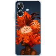 Чохол BoxFace Realme Note 60 Exquisite Orange Flowers