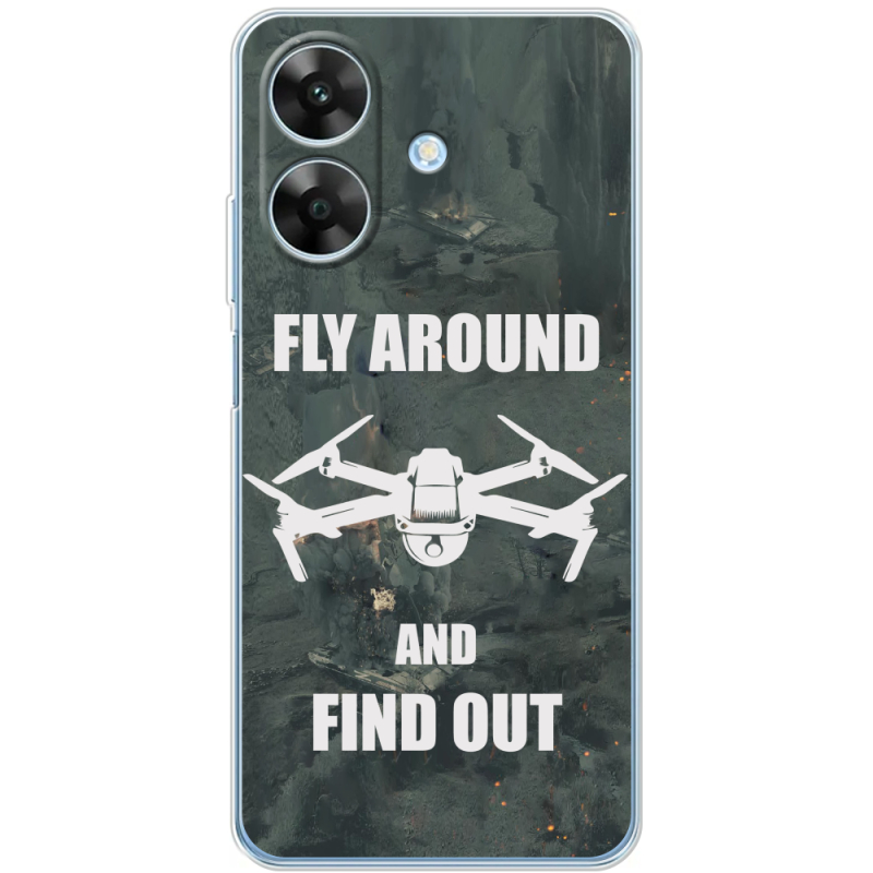 Чохол BoxFace Realme Note 60 Дрон Fly Around