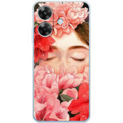 Чохол BoxFace Realme Note 60 Girl in Flowers