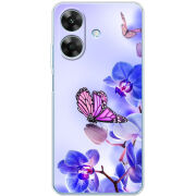Чохол BoxFace Realme Note 60 Orchids and Butterflies