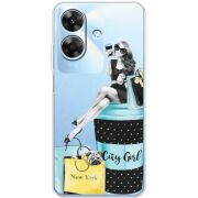 Прозорий чохол BoxFace Realme Note 60 City Girl