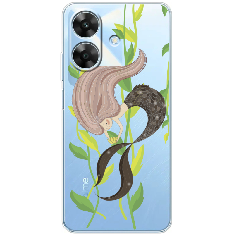 Прозорий чохол BoxFace Realme Note 60 Cute Mermaid