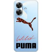 Прозорий чохол BoxFace Realme Note 60 Wild Cat