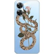 Прозорий чохол BoxFace Realme Note 60 Glamor Snake