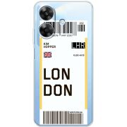 Прозорий чохол BoxFace Realme Note 60 Ticket London