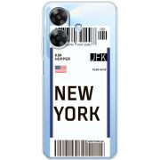 Прозорий чохол BoxFace Realme Note 60 Ticket New York