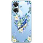 Прозорий чохол BoxFace Realme Note 60 Spring Bird