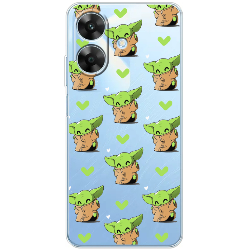 Прозорий чохол BoxFace Realme Note 60 Pattern Baby Yoda