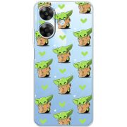 Прозорий чохол BoxFace Realme Note 60 Pattern Baby Yoda