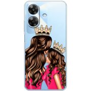 Прозорий чохол BoxFace Realme Note 60 Queen and Princess