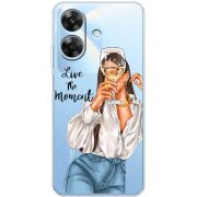Прозорий чохол BoxFace Realme Note 60 Live The Moment