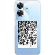 Прозорий чохол BoxFace Realme Note 60 Blah Blah