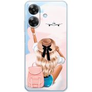 Прозорий чохол BoxFace Realme Note 60 Travel Girl