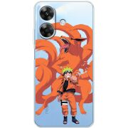 Прозорий чохол BoxFace Realme Note 60 Naruto and Kurama