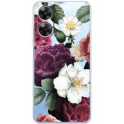 Прозорий чохол BoxFace Realme Note 60 Floral Dark Dreams