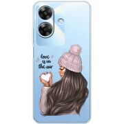 Прозорий чохол BoxFace Realme Note 60 love is in the air