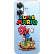 Прозорий чохол BoxFace Realme Note 60 Super Mario