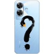 Прозорий чохол BoxFace Realme Note 60 Swan question