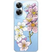 Прозорий чохол BoxFace Realme Note 60 Cherry Blossom