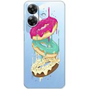 Прозорий чохол BoxFace Realme Note 60 Donuts