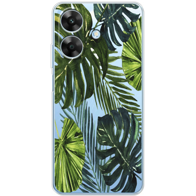 Прозорий чохол BoxFace Realme Note 60 Palm Tree