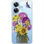 Прозорий чохол BoxFace Realme Note 60 My Bouquet