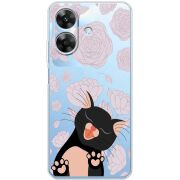 Прозорий чохол BoxFace Realme Note 60 Meow