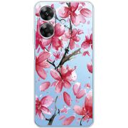 Прозорий чохол BoxFace Realme Note 60 Pink Magnolia