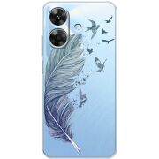 Прозорий чохол BoxFace Realme Note 60 Feather