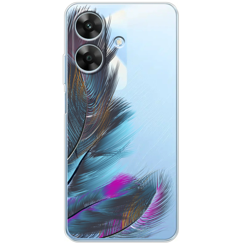 Прозорий чохол BoxFace Realme Note 60 Feathers
