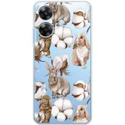 Прозорий чохол BoxFace Realme Note 60 Cotton and Rabbits