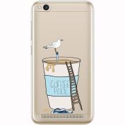 Прозрачный чехол Uprint Xiaomi Redmi 5A Segull in Cofee Pool