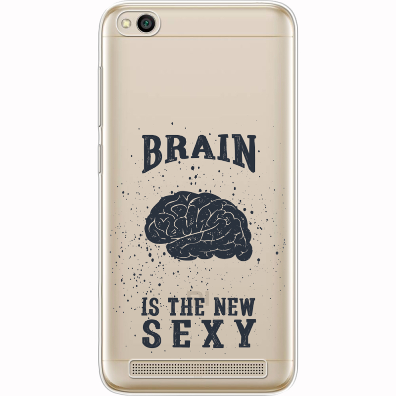 Прозрачный чехол Uprint Xiaomi Redmi 5A Sexy Brain