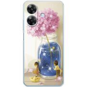 Чохол зі стразами Realme Note 60 Little Boy and Girl