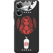 Чорний чохол BoxFace Realme Note 60 RedWhite Coffee