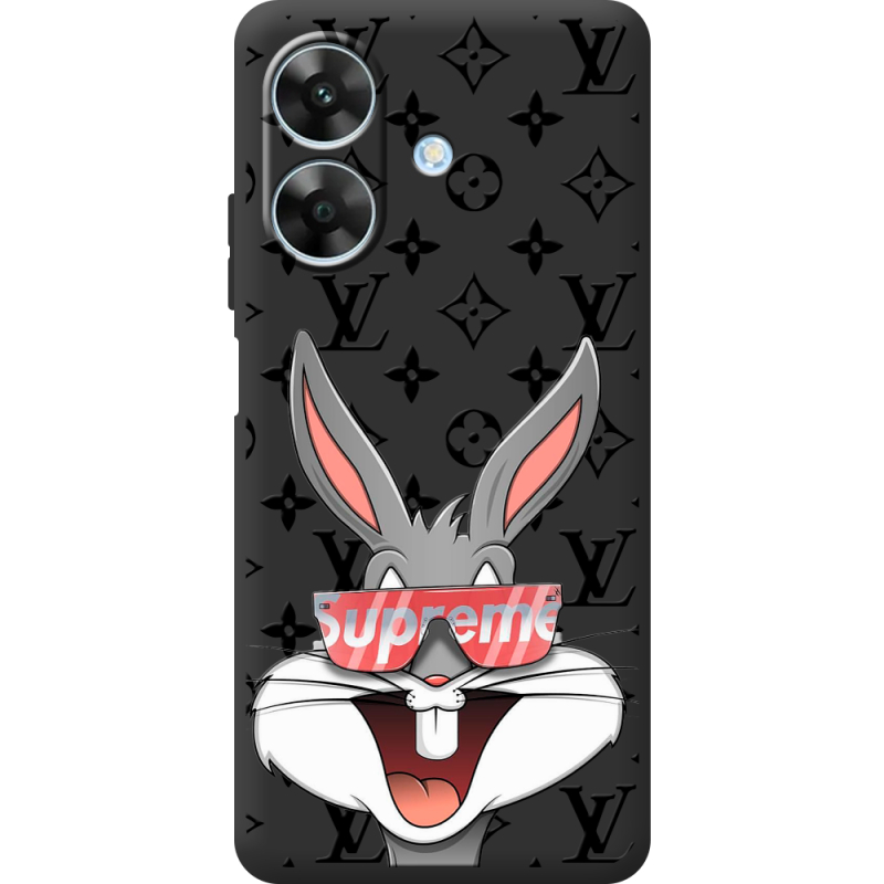 Чорний чохол BoxFace Realme Note 60 looney bunny