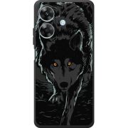 Чорний чохол BoxFace Realme Note 60 Wolf