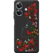 Чорний чохол BoxFace Realme Note 60 3D Ukrainian Muse