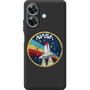Чорний чохол BoxFace Realme Note 60 NASA