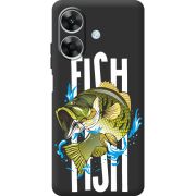 Чорний чохол BoxFace Realme Note 60 Fish